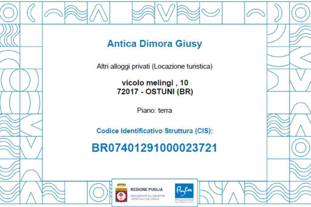 Antica Dimora Giusy Villa Ostuni Bagian luar foto